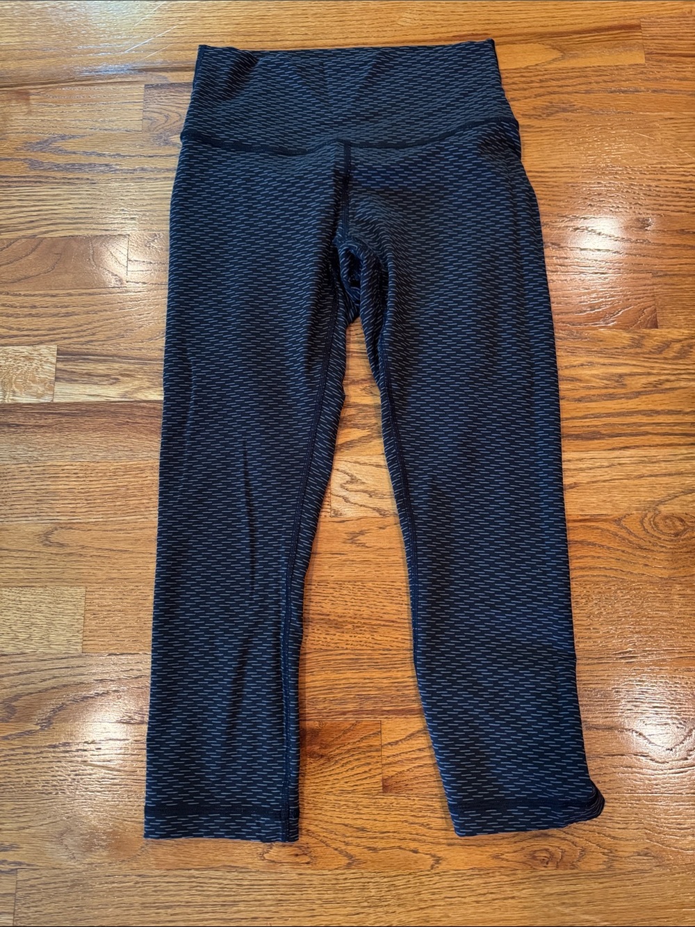 lululemon athletica Black Textured High-Rise Leggings